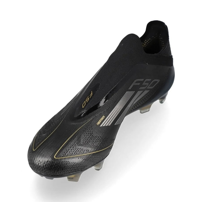 adidas F50 Elite Laceless FG Dark Spark - Noir/Argenté/Doré