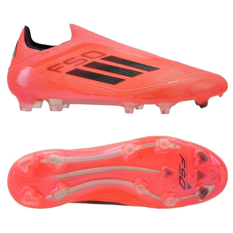 adidas F50 Elite Laceless FG Vivid Horizon - Turbo/Aurora Black/Argenté